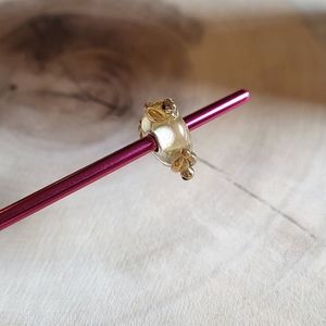 Elfbeads Gold Ducks Bead